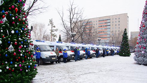 У станции скорой помощи Оренбурга 27 новых автомобилей